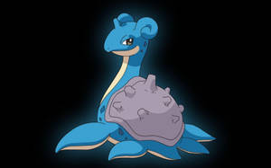 Lapras musta tausta — Anime työpöytä Taustakuvat