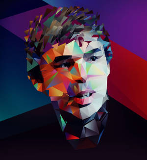 Larry Page Googlen perustaja geometrinen kuvituskuva — Honor Magic V Flip 2 Taustakuvat