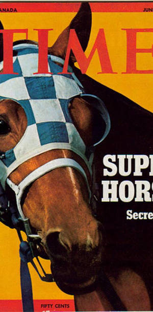 Legendaarinen Secretariat täydessä laukassa — 18:9 Taustakuvat