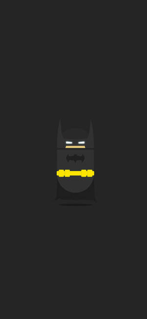 Batman Minimalistisessa Tumma iPhonessa — Galaxy S24 FE Taustakuvat
