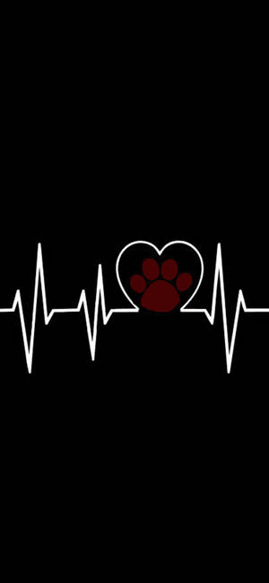 Lifeline Paw Print -taustakuva — iPhone 18 Pro Taustakuvat