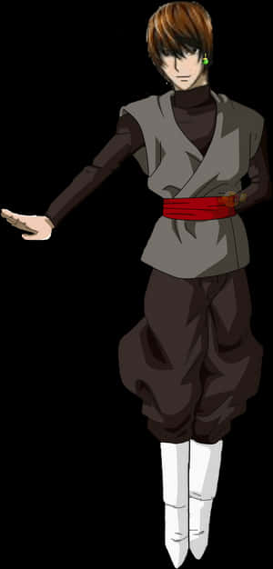 Light Yagami Anime-hahmon asento