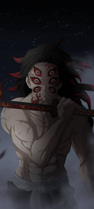 Demon Slayer Kokushibo — POCO M7 Taustakuvat