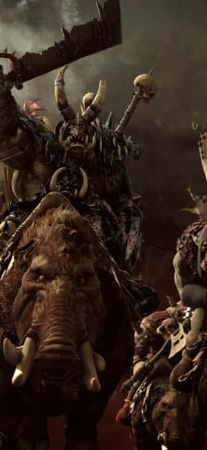 Iphone X Total War Warhammer -taustakuva — Galaxy M16 Taustakuvat