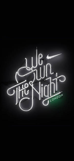 Lontoo Nike iPhone Logo — iPhone 18 Pro Max Taustakuvat