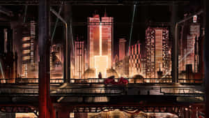 Anime Cityn kuvia — Anime kaupunki Taustakuvat