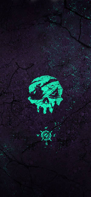 Sea Of Thieves -logo kallo kompassi -taustakuva