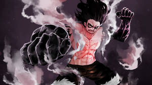 Luffy Gear 4 Pimeä Muoto -taustakuva — Luffy gear 4 Taustakuvat