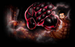 Luffy Gear 4 taistelumuoto -taustakuva — Luffy gear 4 Taustakuvat