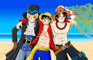 Luffy taistelee Doflamingoa vastaan — Luffy Taustakuvat
