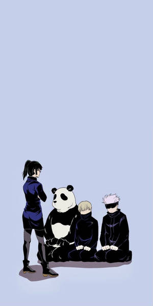 Maki Zenin Valloillaan - Jujutsu Kaisen Puhelimen Taustakuva — Jujutsu kaisen Taustakuvat