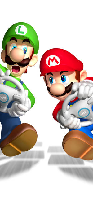 Mario ja Luigi — Galaxy A08 Taustakuvat