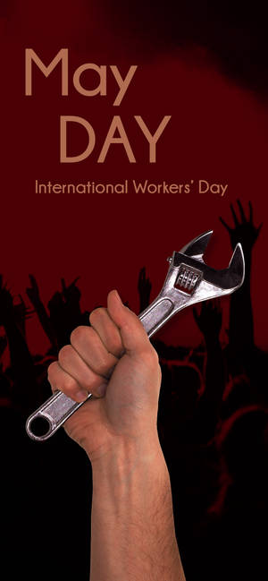 May Day Workers' Day -taustakuva — iPhone 17e Taustakuvat