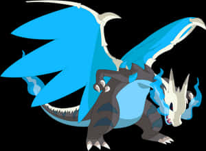 Mega Charizard X -kuvitus