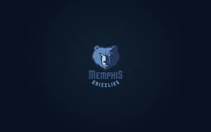 Memphis Grizzlies -virallinen joukkuelogo -taustakuva — Matala kontrasti Taustakuvat