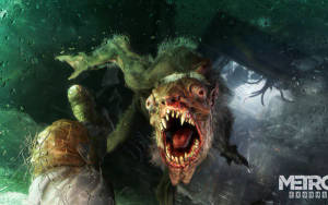 Metro Exodus Monsterikala 3440x1440 — Videopeli GIF Taustakuvat