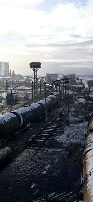 Iphone X Metro Exodus -tausta — POCO X8 Taustakuvat