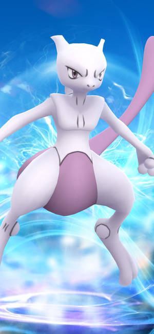 Mewtwo In Game Puhelin taustakuva. — iPhone 12 Taustakuvat