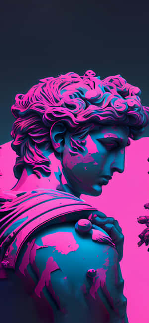 Vaporwave-tausta — OnePlus N6 Lite Taustakuvat
