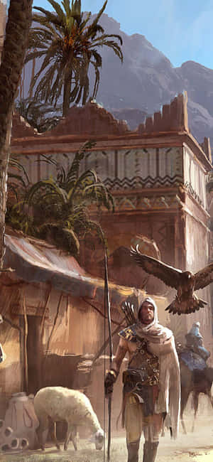 Iphone X Assassin's Creed Origins -tausta — Realme Neo7 Turbo Taustakuvat