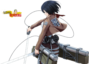 Mikasa Ackerman Render By Bechienot-d6doimp - Attack on Titan Render, HD Png Lataus