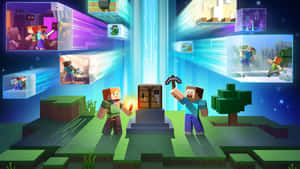 720p Minecraft taustakuva — Minecraft Taustakuvat