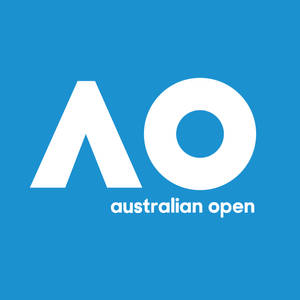 Minimalistinen Australian Open -logo -taustakuva — 1:1 Taustakuvat