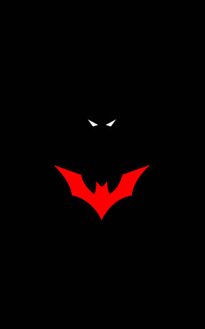 Minimalistinen Batman-symboli kuvitus iPhone — Galaxy Tab Active Taustakuvat