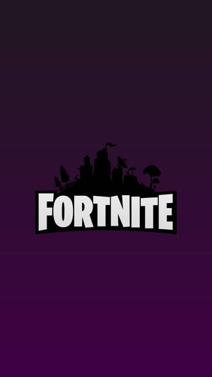 Fortnite-logo violetilla taustalla -taustakuva