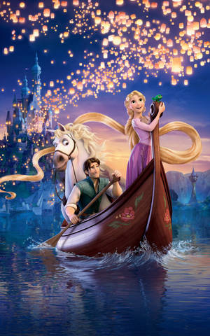 Mobiili Kaksikko Rapunzel taustakuva — Galaxy Tab S10+ Taustakuvat