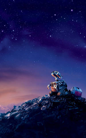 Mobile Wall-E Tähtitaivas -taustakuva — Galaxy Tab S9 Ultra Taustakuvat
