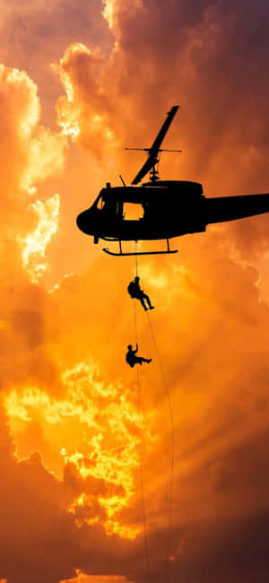 iPhone Xs Helikopteri Tausta — Galaxy M47 Taustakuvat
