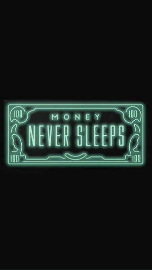 Money Never Sleeps Neon Green -esteettinen