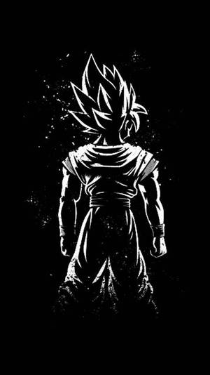 Monokromi Musta Goku Puhelin