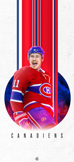 Montreal Canadiens #11 Gallagher -taustakuva — iPhone 18 Pro Max Taustakuvat