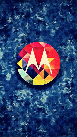 Motorola sininen taide — Motorola Taustakuvat