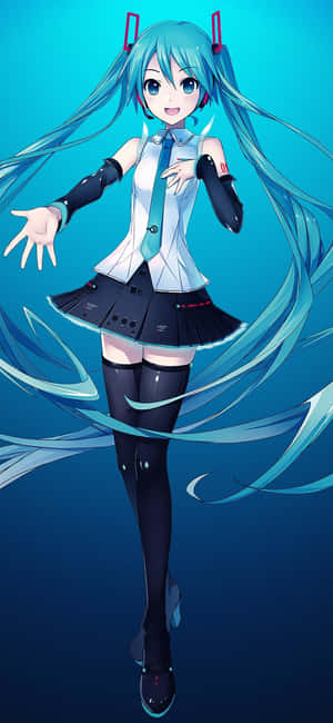 Hatsune Miku -taustakuva — Moto E13 Taustakuvat