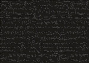 Musta ja valkoinen matematiikkataulu -taustakuva.