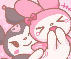 My Melody Kuromi Suloisen My Melon Kanssa