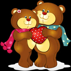 Putket Nounours Ystävänpäivä Sarjakuvat, Nallekarhu - Pari Karhu Clipart, HD PNG Lataus — Söpö karhu Taustakuvat