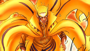 Naruto Baryon-tila oranssi — Naruto Baryon-tila Taustakuvat