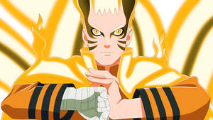 Naruto Baryon-tila nyrkki kämmeneen — Naruto Taustakuvat