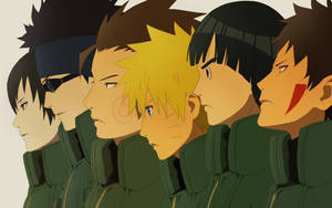 Naruto-hahmot teinininjat -taustakuva — Suloisen Naruto Taustakuvat