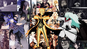 Naruto ja Sasuke Uchiha Madaran kanssa -taustakuva — Naruto ja sasuke Taustakuvat