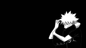 Naruto-symboli musta taustakuva — Naruto estetiikka Taustakuvat
