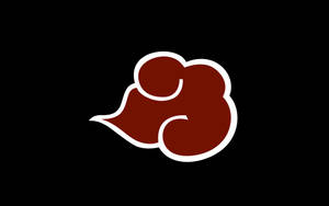 Naruto-symboli valkoinen pilviääriviiva -taustakuva — Naruto estetiikka Taustakuvat