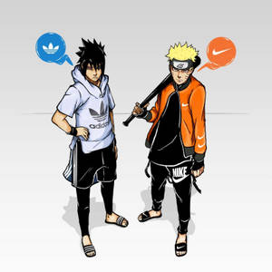 Naruto tyyli — Naruto ja sasuke Taustakuvat