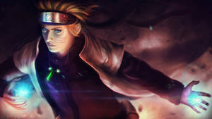 Digitaalinen maalaus Hokage Naruto Uzumaki — Naruto ja sasuke Taustakuvat