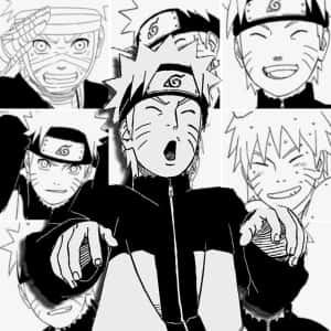 Naruto-mangakuvia — iPad (A16) Taustakuvat