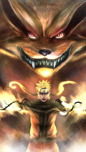 Naruton voima vapautettuna tässä eeppisessä puhelimen taustakuvassa — Naruto puhelin GIF Taustakuvat